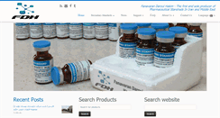 Desktop Screenshot of fdh-pharma.com